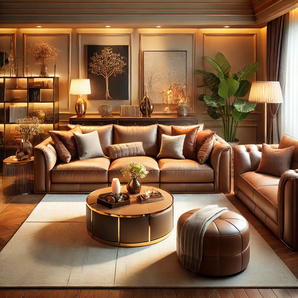 Leather Sofa Set 3 1 1