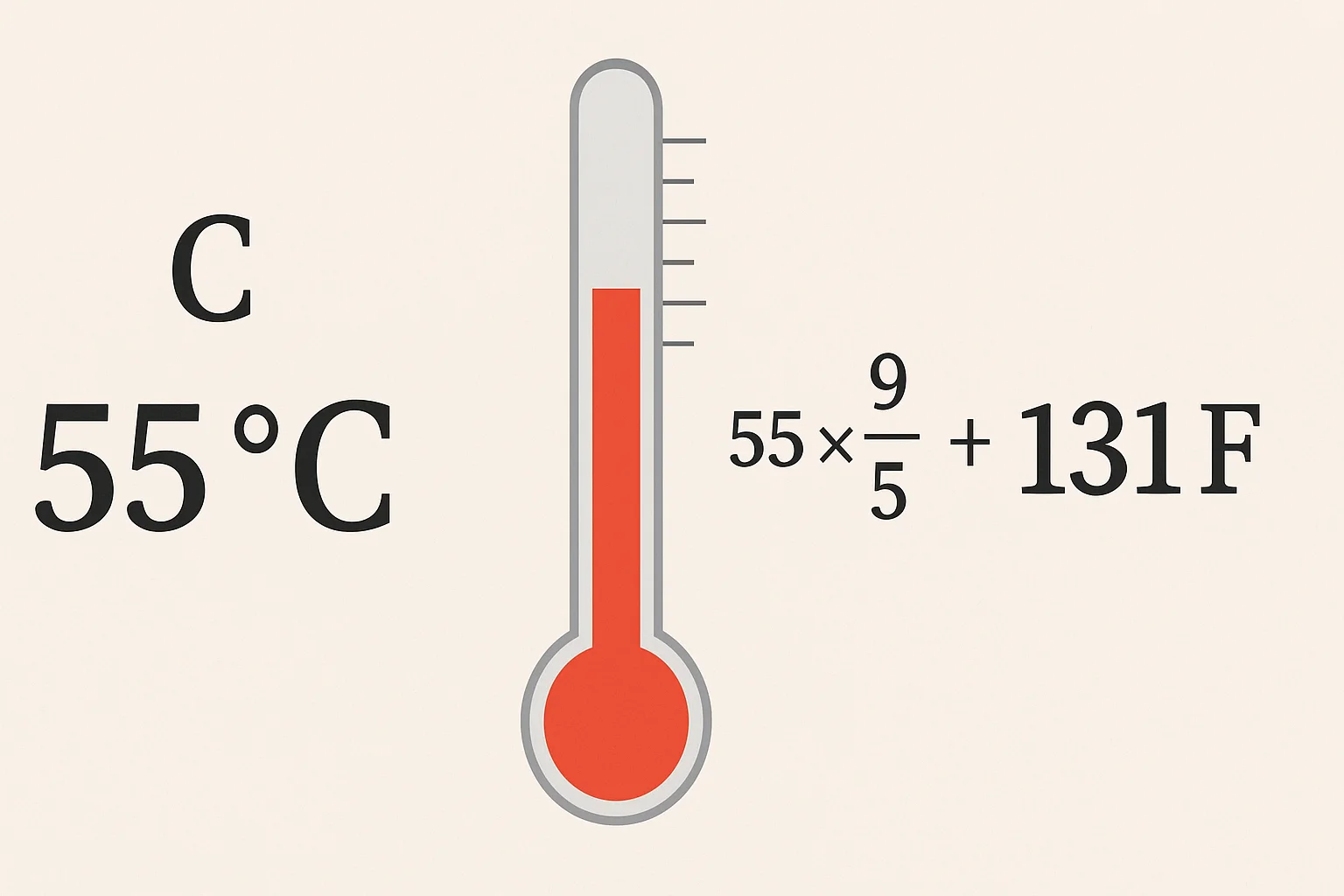 55c in fahrenheit