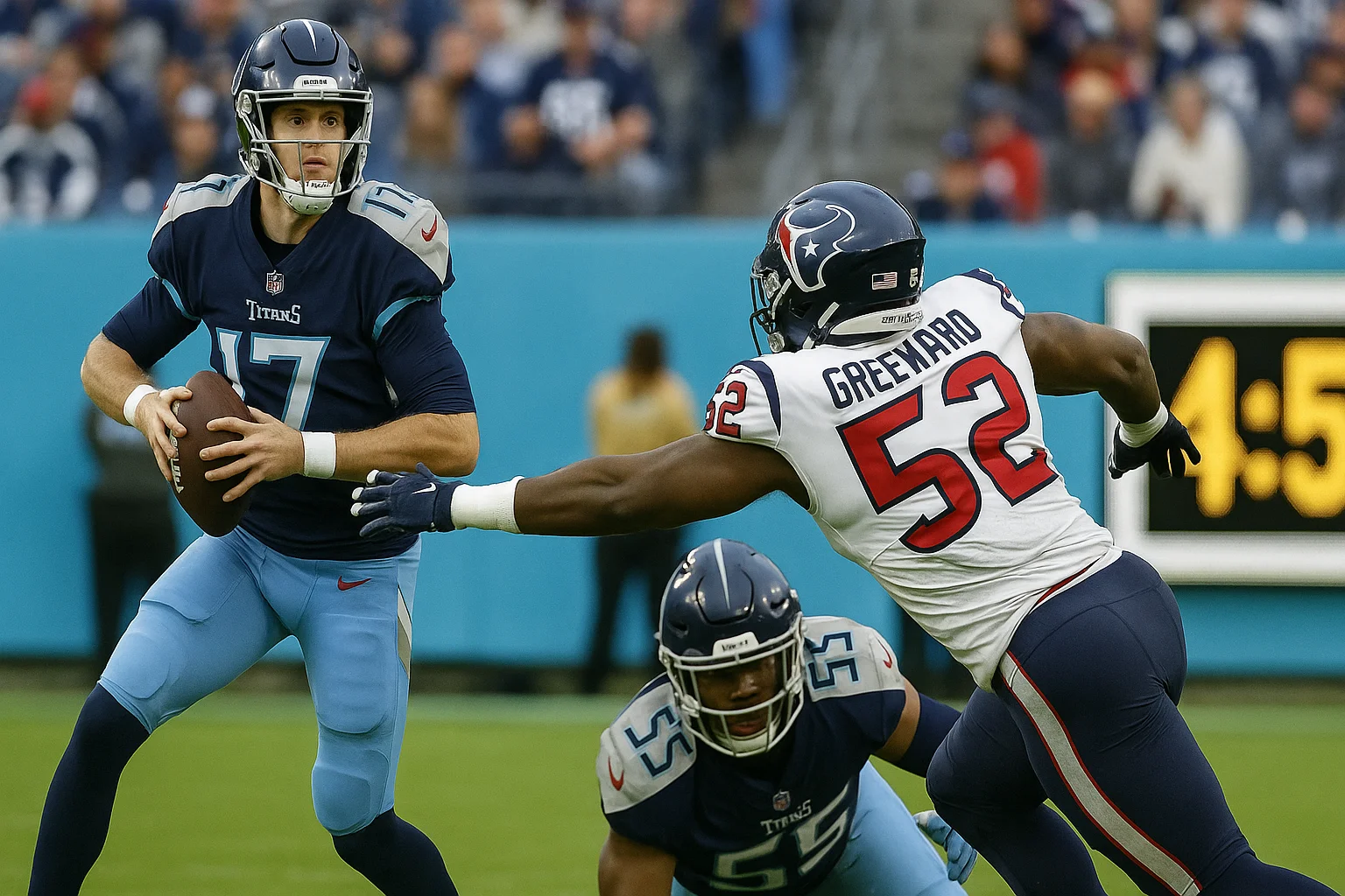tennessee titans vs texans match player stats