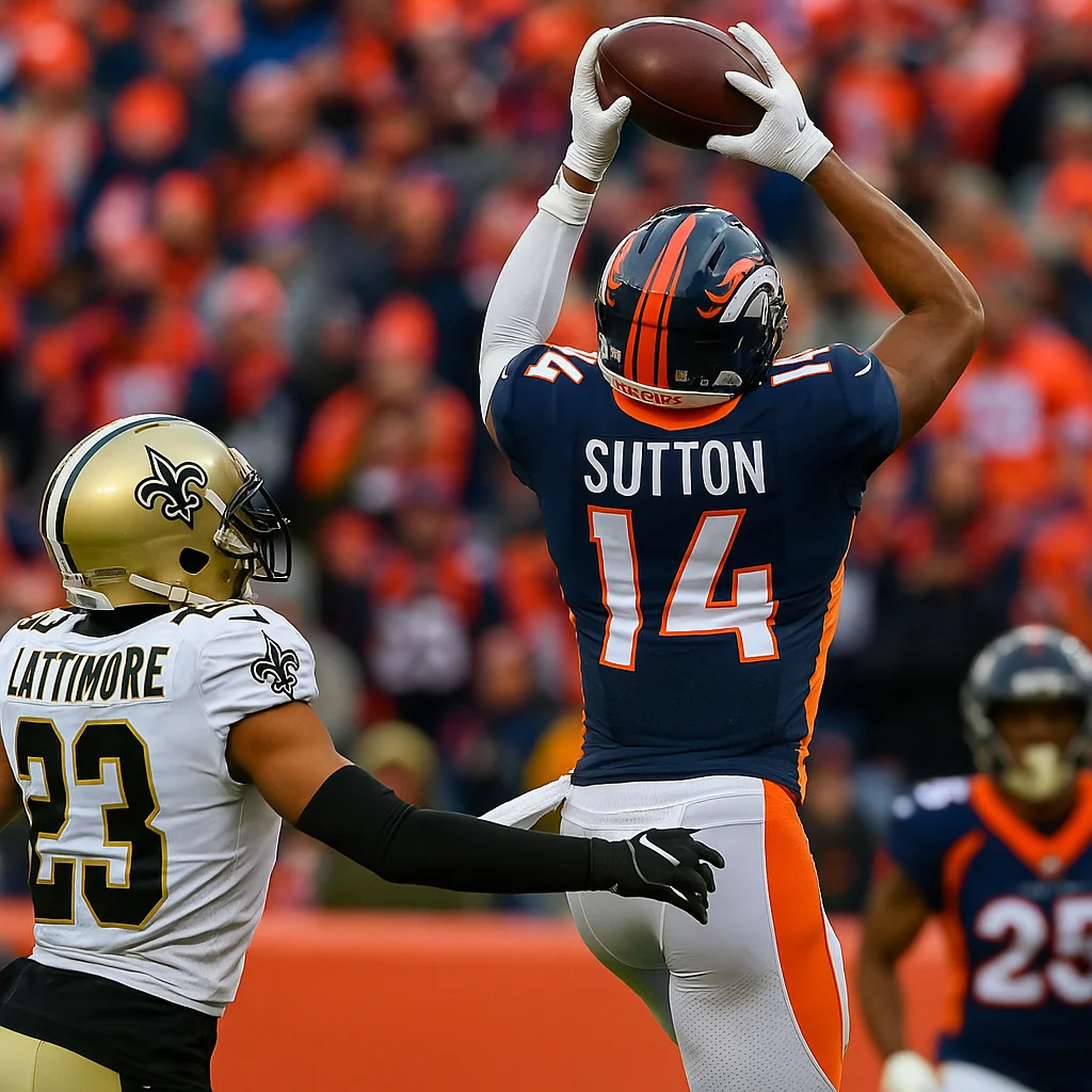 denver broncos vs new orleans saints match player stats