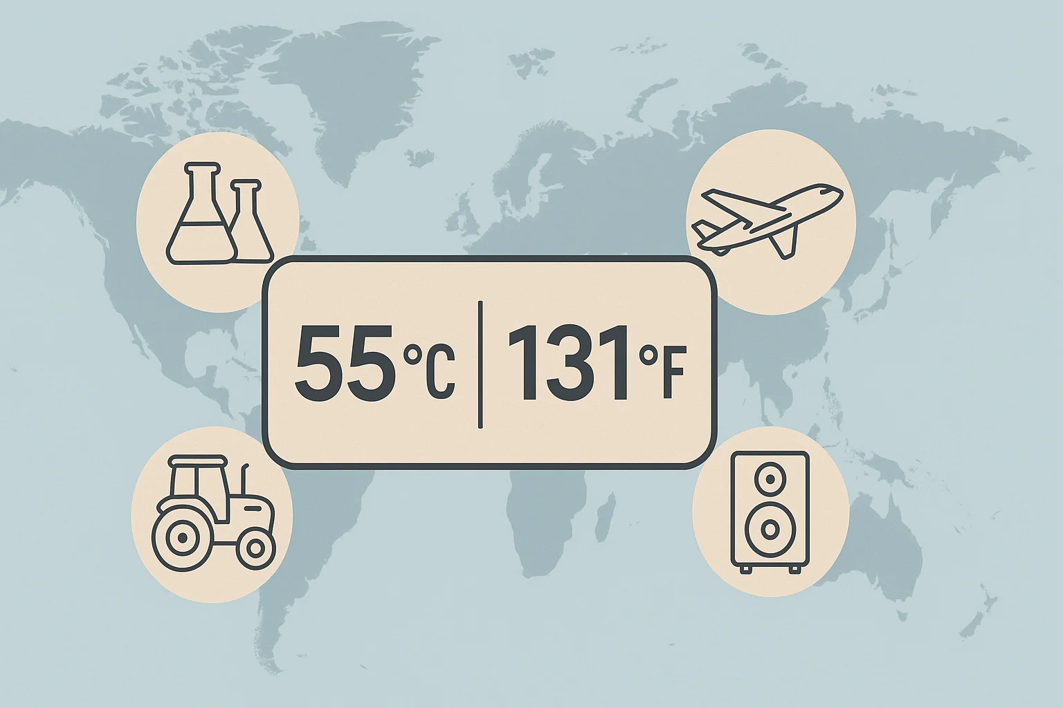 55c in f
