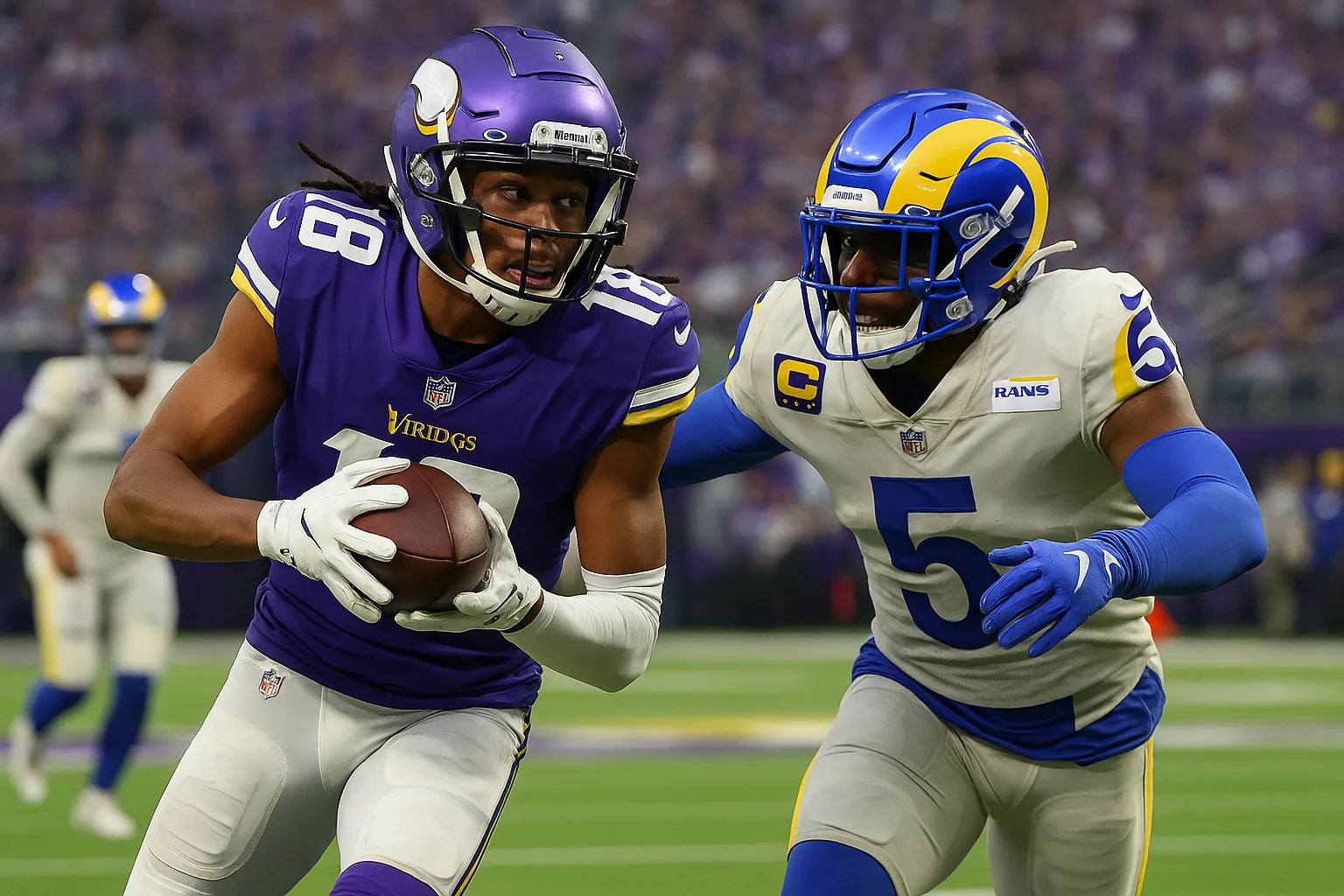minnesota vikings vs los angeles rams match player stats