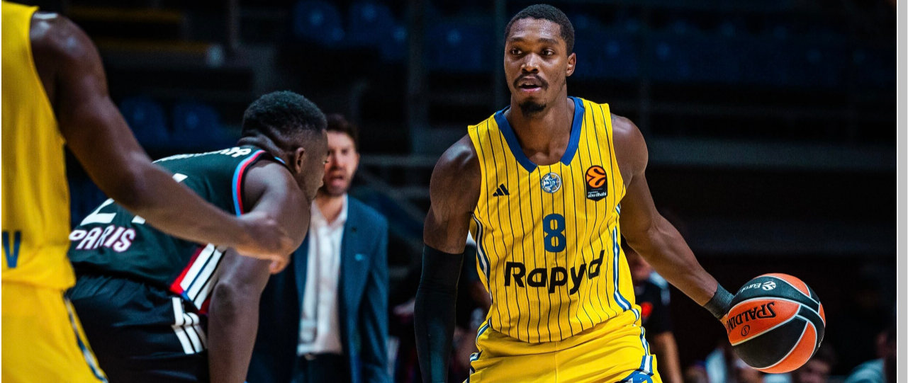 maccabi tel aviv b.c. vs paris basketball match player stats