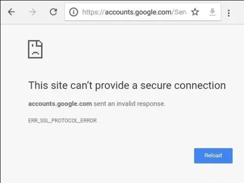 Err_ssl_protocol_error
