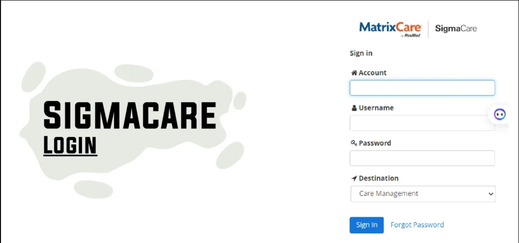 Sigmacare Login