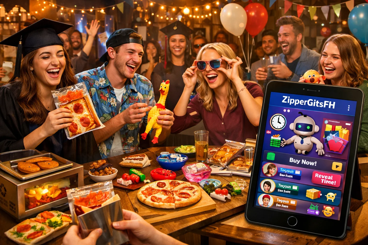 graduations pouch pizza purchase game zippergitsfh